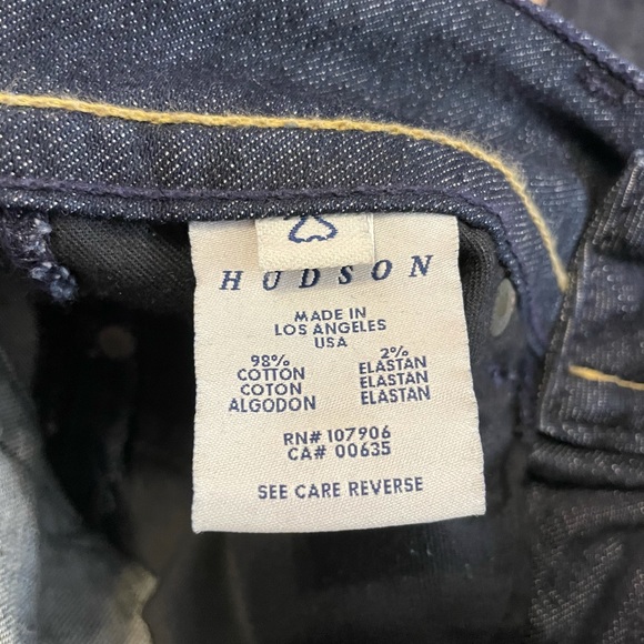 low rise hudson flare jeans - Picture 5 of 6